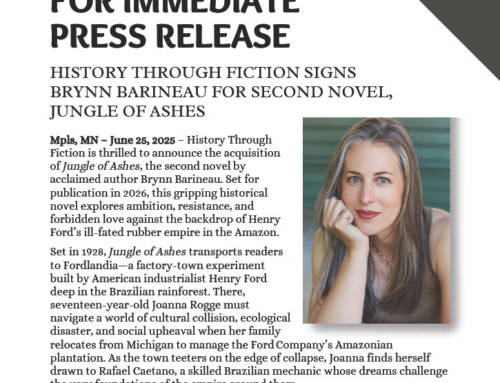 New Book Announcement! Jungle of Ashes Aquired by History Through Fiction